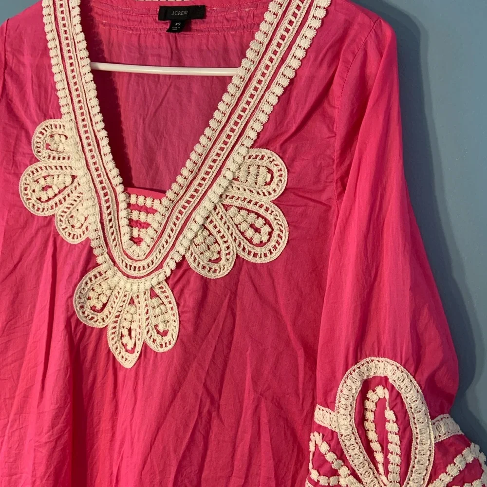 J Crew pink summer midi dress - Picture 4 of 8